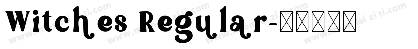 Witches Regular字体转换